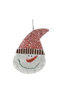 Vánoční sněhulák hlava - velká